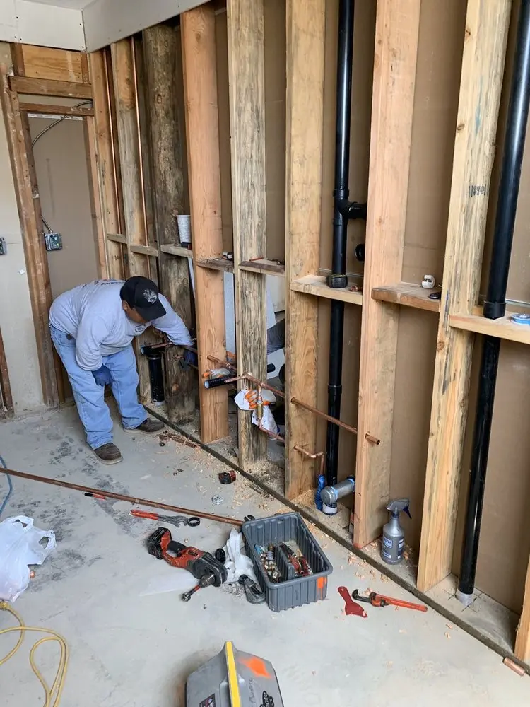 Commercial rough-in plumbing for Trenchless Sewer Repair in Chickasaw